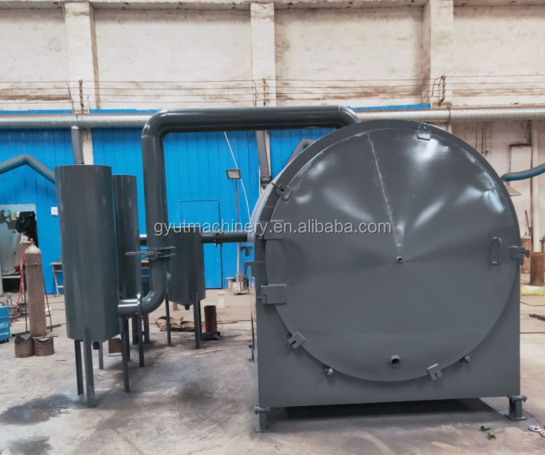 목재 로그 탄화 오븐 2.4CBM 효과적 용량 30-50kg 화려 나무 한 번에