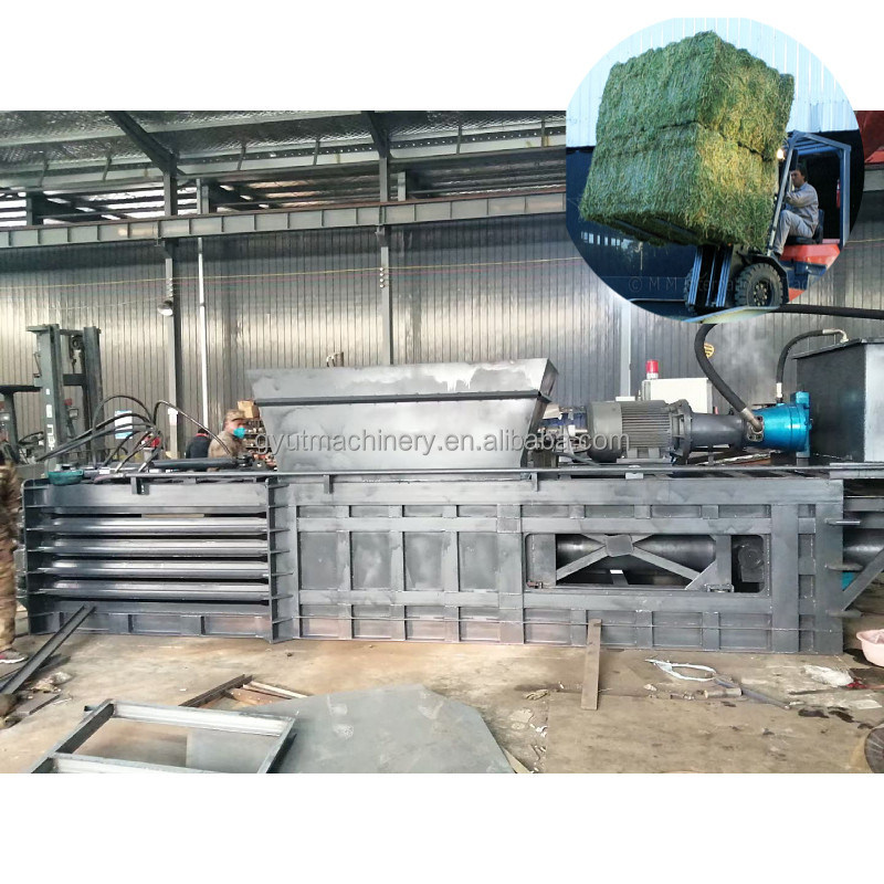 400-500kg 용량 수압 정사각형 짚 발러 2620*2140*3390MM 최대 용량 5톤/시간