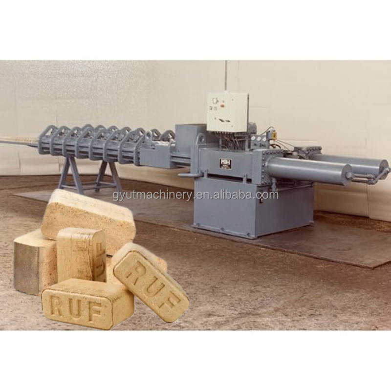 시간당 400개 사우더스트 목재 칩 맞춤형 전압의 브리켓 제조 기계