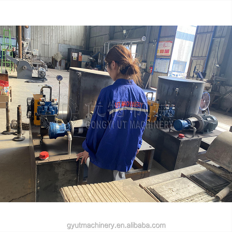 50mm 지름 수압 바이오매스 목재 칩 빨대 목재 브리케팅 프레스 머신 미국 스페인