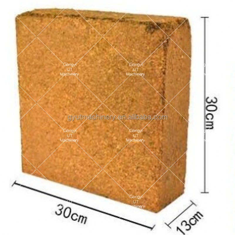 3500 KG 용량 코코넛 코어 벽돌 밸리 압축 기계 크기 600*400*300mm