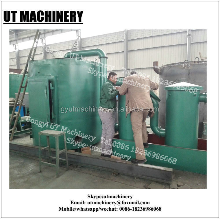 환경 친화적 인 생산을 위한 바이오 석탄 제조 기계 / 바이오 석탄 재소화 목탄 기계