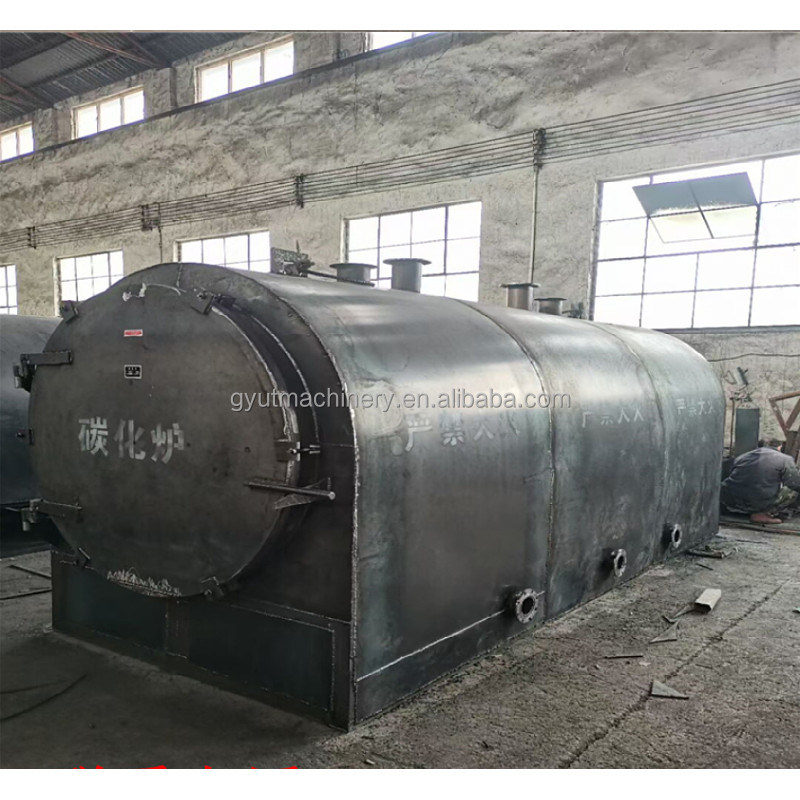 7.5kw 0.75 롤리 탄화화 오븐 솜줄 브리켓 재활용 솔루션