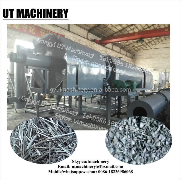 7.5kW 0.75 코코넛 껍질 탄화화 오븐 대량 석탄 생산