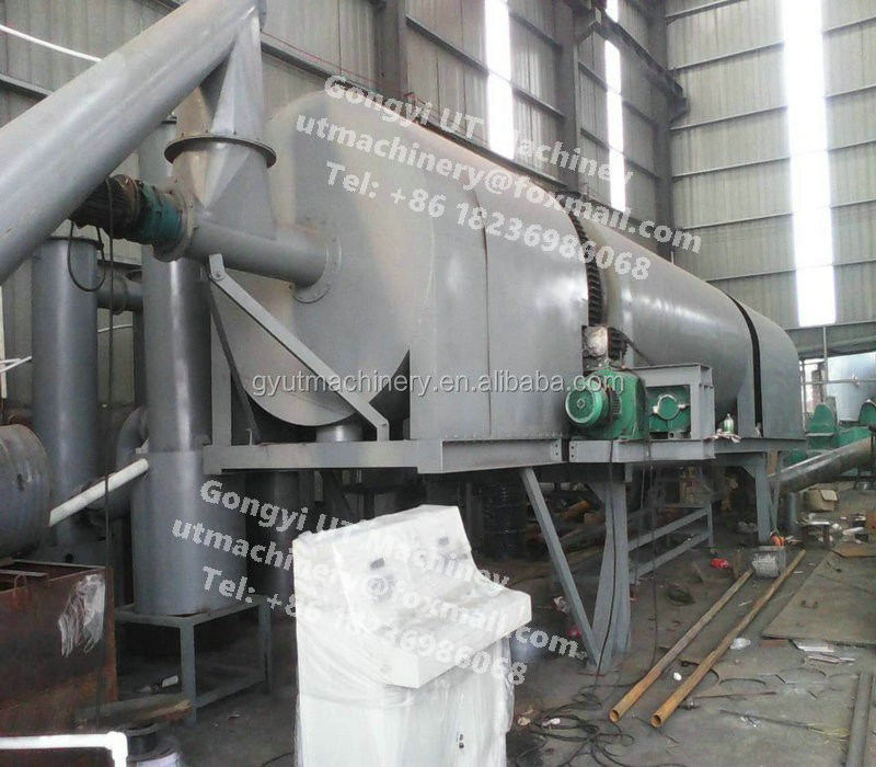 UT 기계 22kw 소매 가동 탄소 생산을 위한 목탄 탄화 오븐