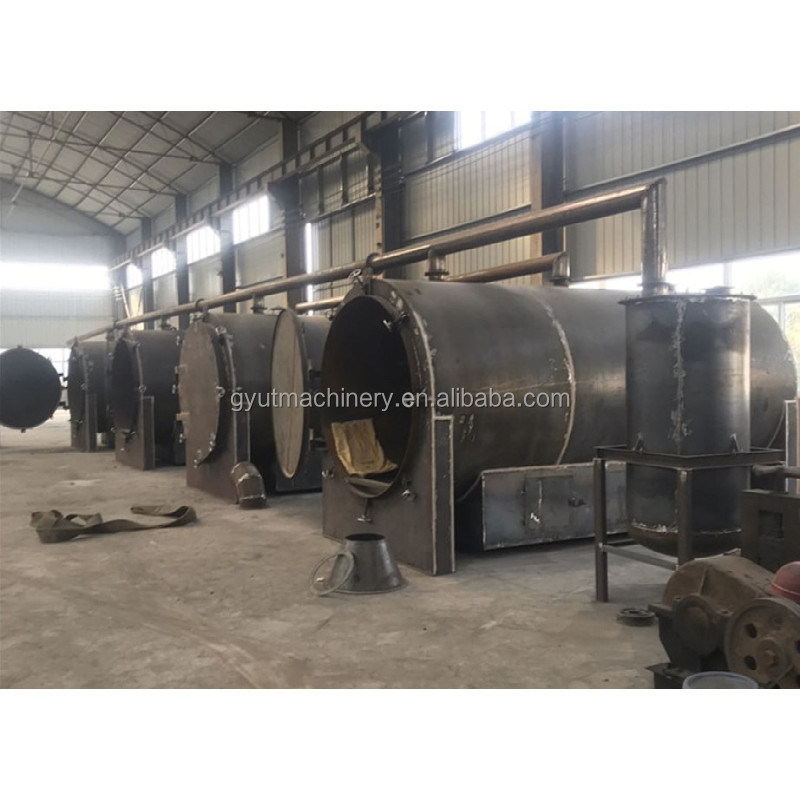 8-10h 탄화 시간 수평 공기 흐름 나무 석탄 탄화 오븐 코코넛 셸