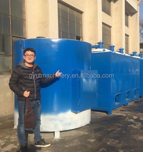 850 KG 바이오매스 목탄 브리켓 제조 기계 생산 라인 목탄 제조