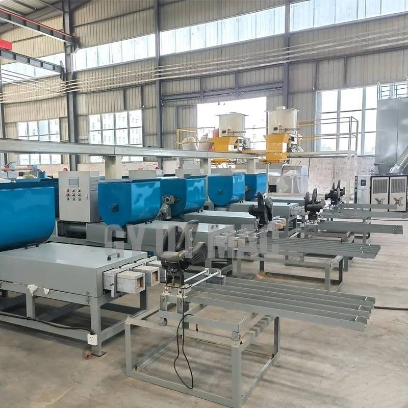 가루와 목재 재사용을 위한 수압 목재 팔레트 블록 생산 라인