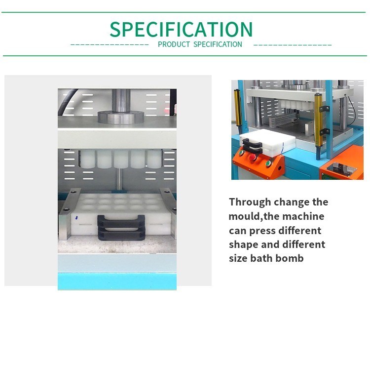 수압 목욕 폭탄 공 압력 생산자 소금 공 압력 목욕 비누 만드는 기계