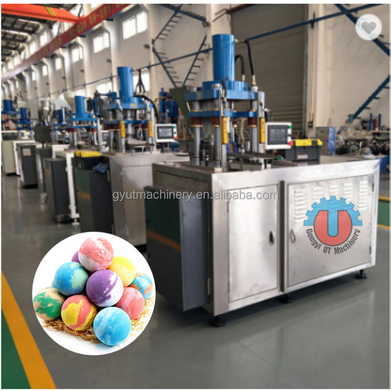 자연 소금 및 에센셜 오일 용 수압 목욕 소금 공 기계 작동하기 쉽다