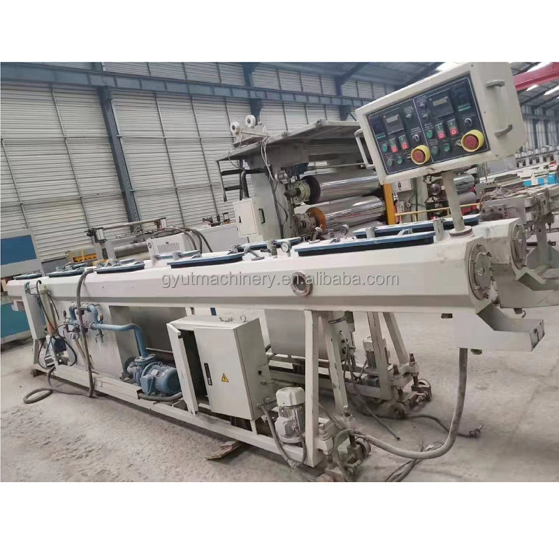 65/132 쌍모음 파이프 제조 기계 플라스틱 가공용 중고 20mx2.5mx2.2m