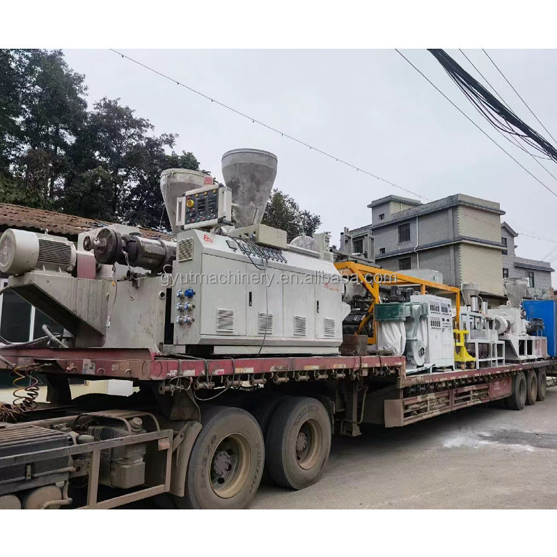 65/132 쌍모음 파이프 제조 기계 플라스틱 가공용 중고 20mx2.5mx2.2m