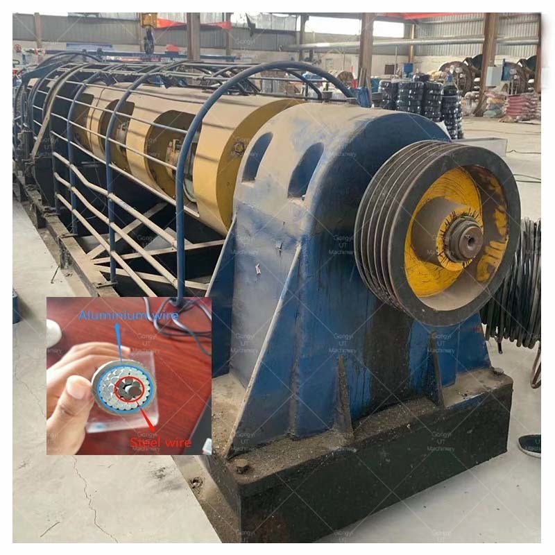 28kw 전원 공급 파키스탄에서 구리 와이어를위한 중고 PC 와이어 스트랜딩 기계