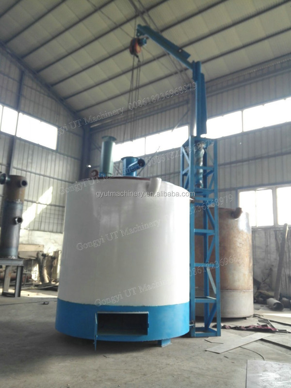 15kW 다기능 바이오 탄소 탄화장 목재로 BBQ 석탄을 만드는 데