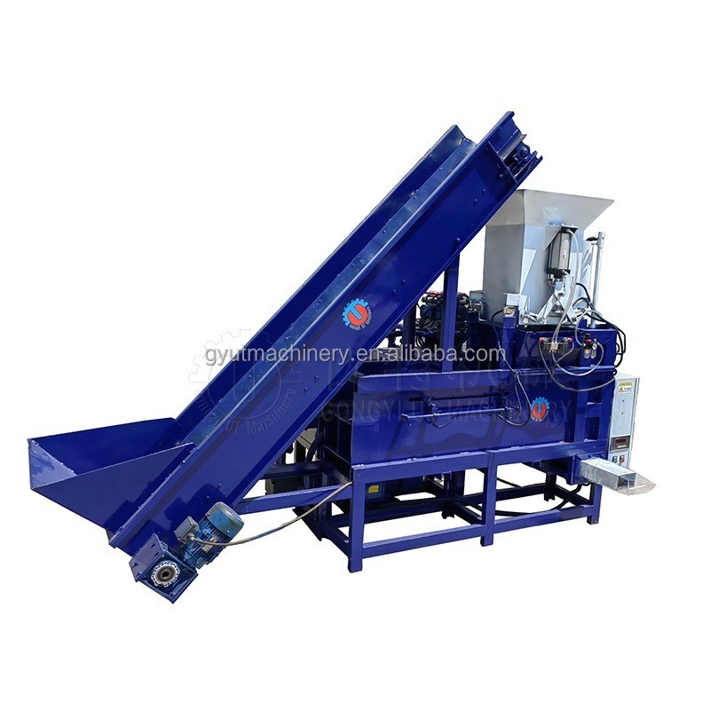 PLC 1000g Per Bag Sawdust Baler Hydraulic Press 목재 면도 목마 침대 의류 튀니지