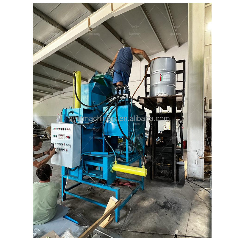 PLC 1000g Per Bag Sawdust Baler Hydraulic Press 목재 면도 목마 침대 의류 튀니지