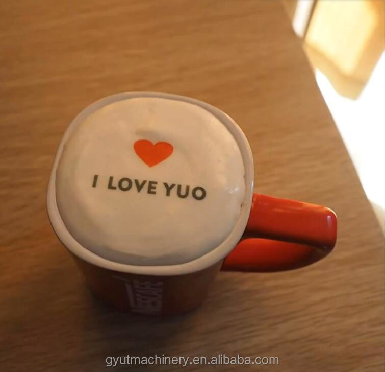 스마트 잉크젯 미니 컬러 커피 프린터 3D 식품 케이크 인쇄 기계 상업용