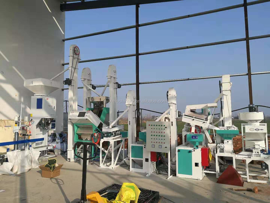 쌀 가공용 첨단 자동 쌀 헐러 이동 기계 500-800kg/hr 용량