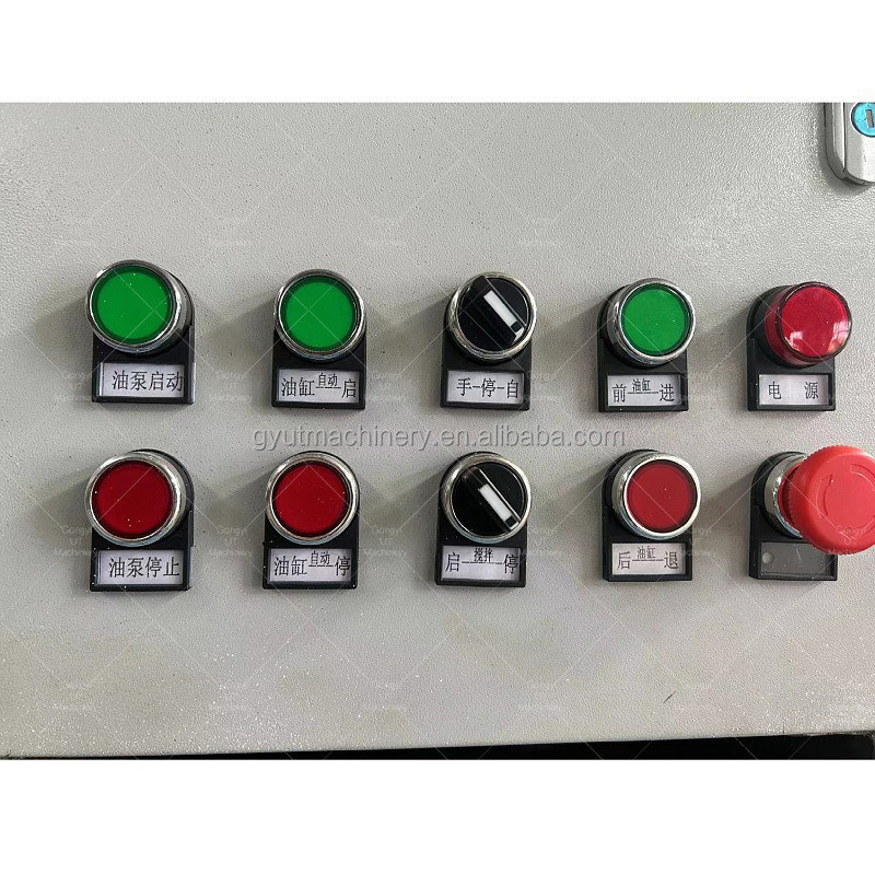 65mm 수압 나무 바이오매스 피스톤 프레스 기계 380/220 전압 및 예비 부품