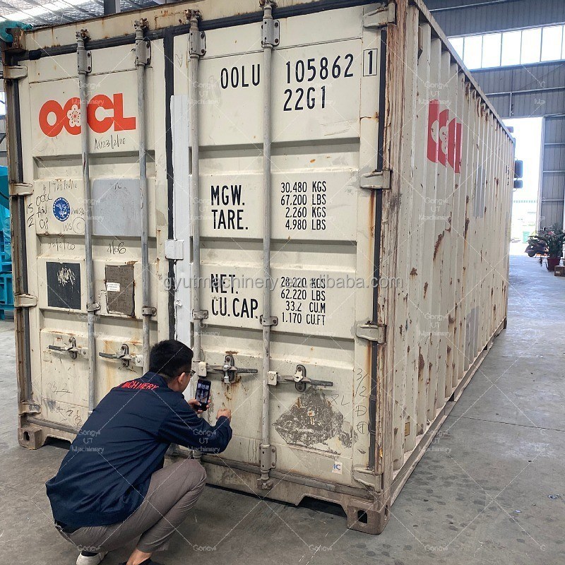 80-120 발 고 용량 알파스 하우 프레스 블록 머신 잎 빨대 압축 발러