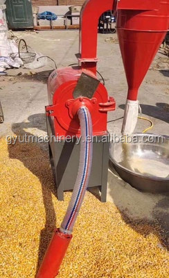 자흡 디젤 엔진 옥수수 곡물 밀링 머신 옥수수 소아 콩 사료 밀링