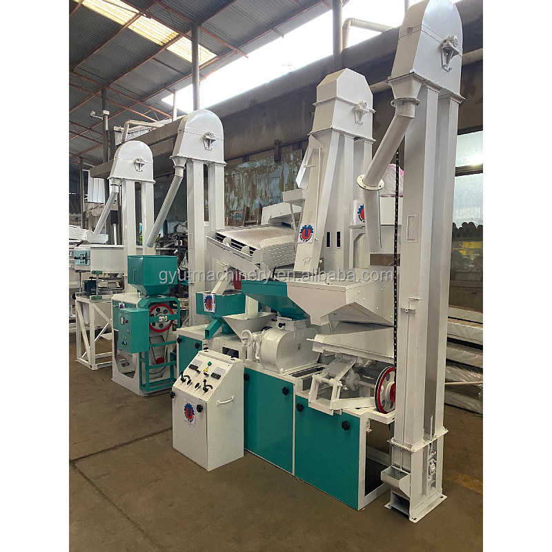 농장 기능 쌀 밀 15톤 미니 자동 쌀 밀 공장