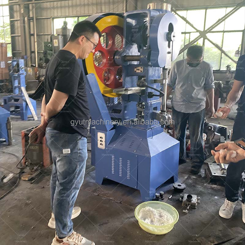 모양 모양 로고 스탬핑 반 자동 라인 1.75 인치 목욕 폭탄 프레스 머신