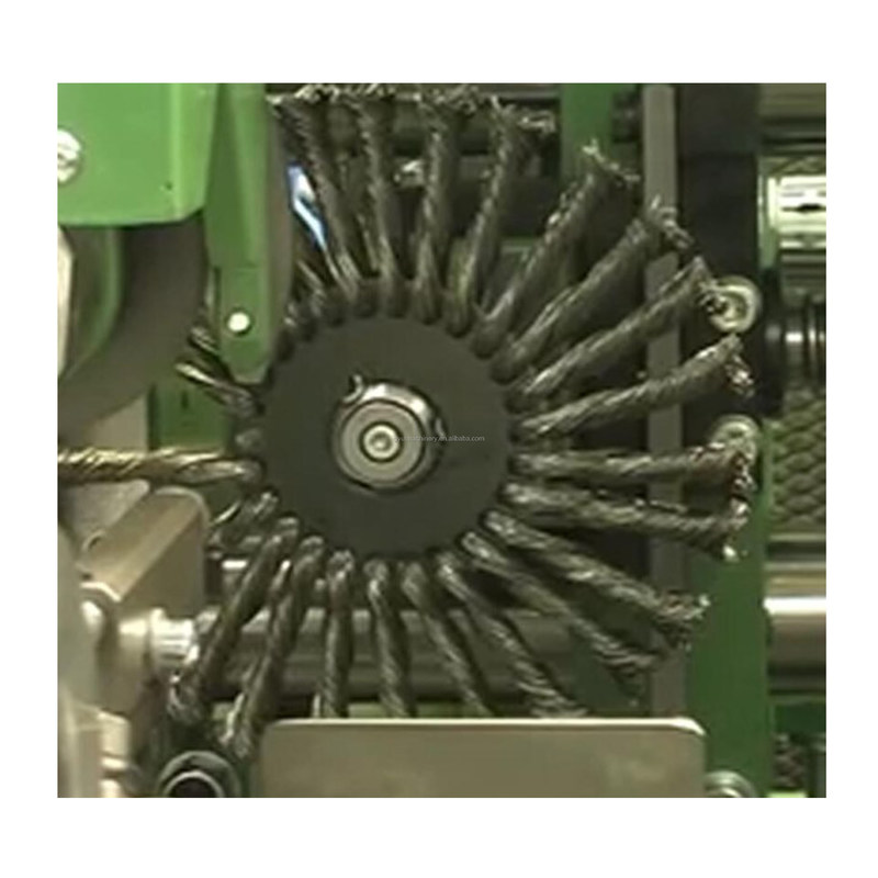 PLC 제어 고출력 철 회전 붓 기계 철 철 바퀴 생산