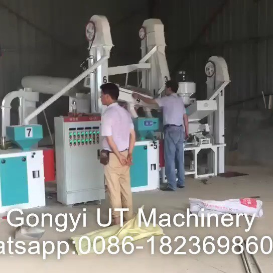 스테인리스 스틸 소재 및 쌀을 위한 380V 완전 자동 롤트 라이스 밀링 머신