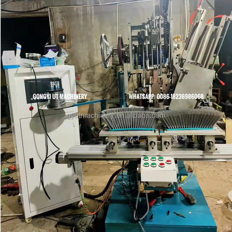 영국 위치 맞춤형 제작 된 이중 단계 빗자루 튀프팅 제조 장비