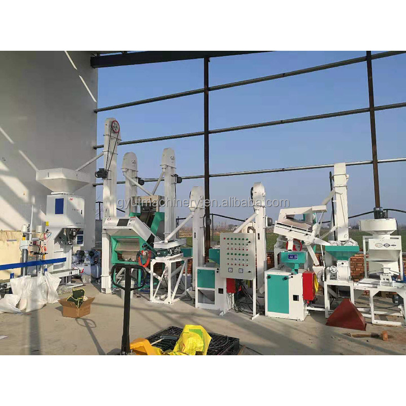 가나 백쌀 가공 10T/D 쌀 밀 공장