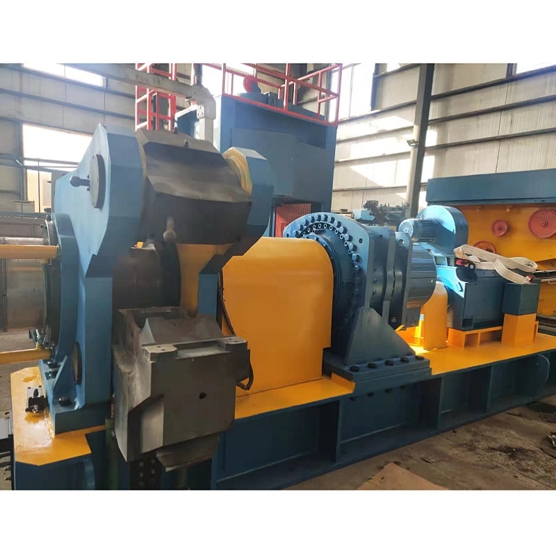 사용 된 알루미늄 / 구리 버스 바트 추출 기계 라인 작업 현장 27 미터 길이