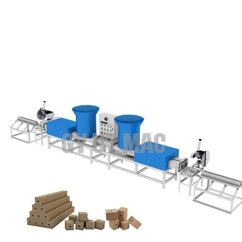 1200 KG 무게 UT 압축 된 목재 자갈 블록 제조 기계에 대한 수압 압력