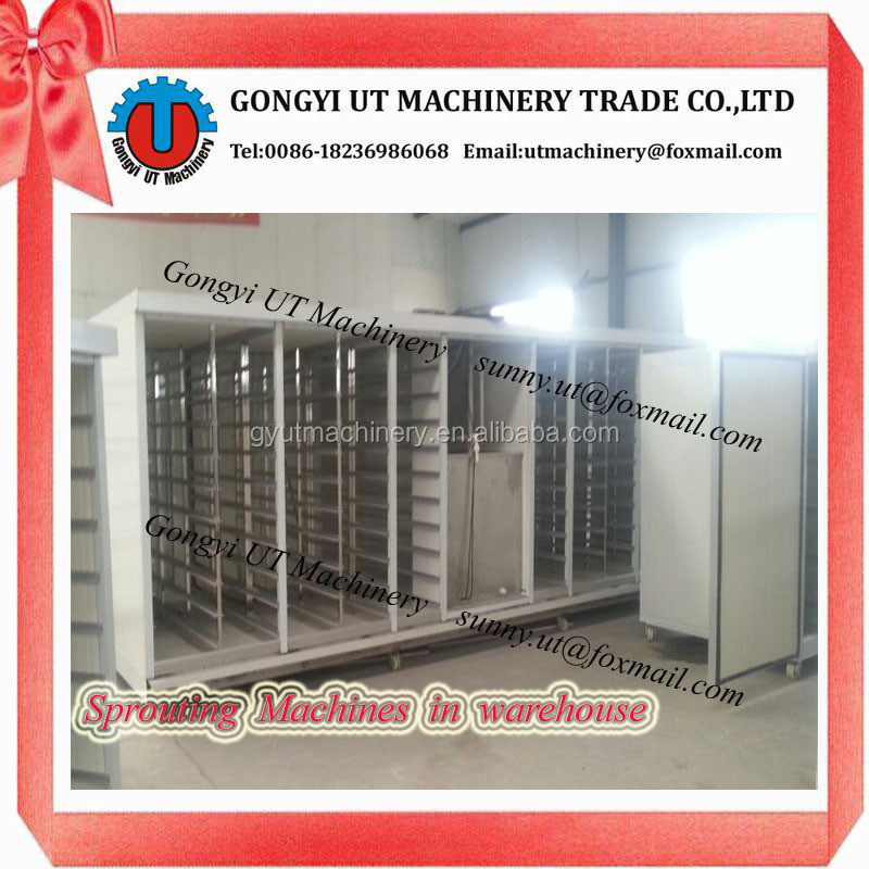 콩 뿌리 처리 장비 매일 물 소비 3m3 싹 생산