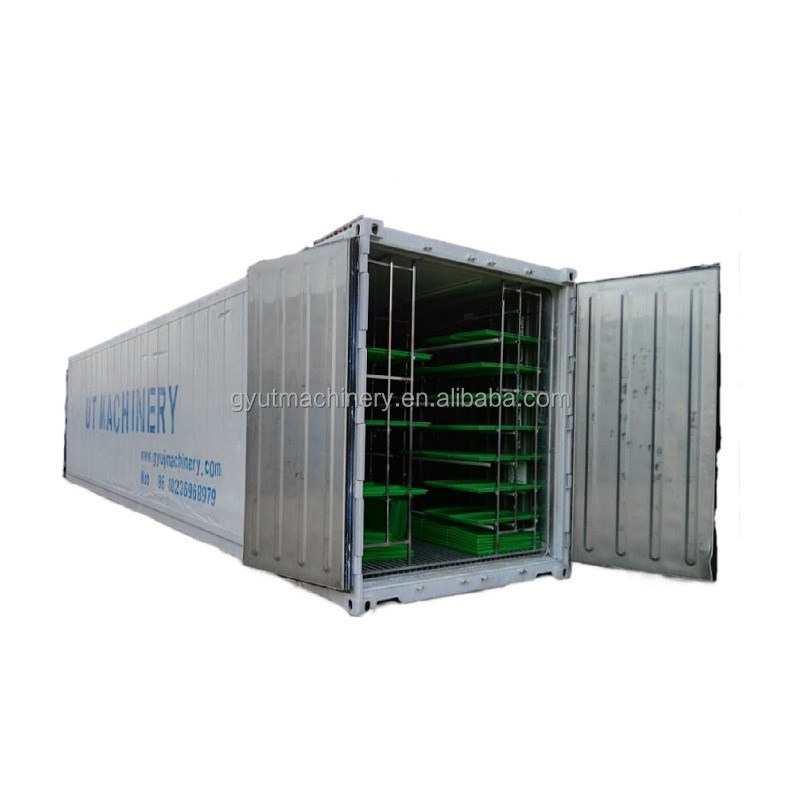 매일 1000kg의 사료 풀 생산과 소아 우유 제조에 필요한 2400w 수식 시스템