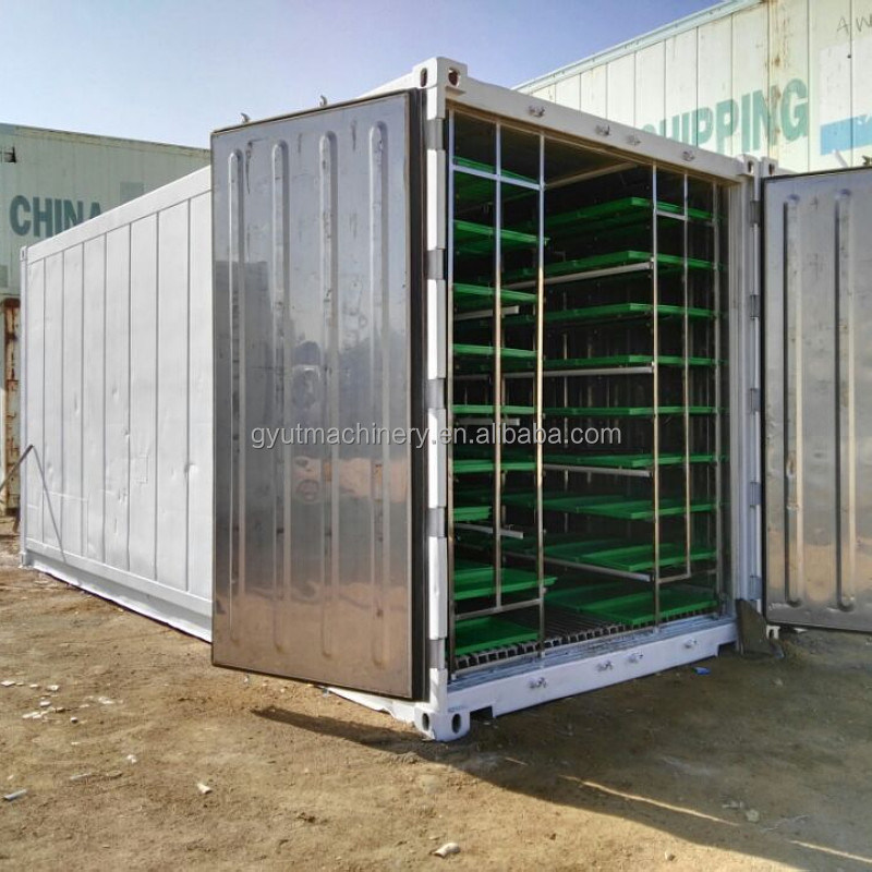 수식용 헐리스 보리 싹기 3-4일 생산주기 1.5톤 용량