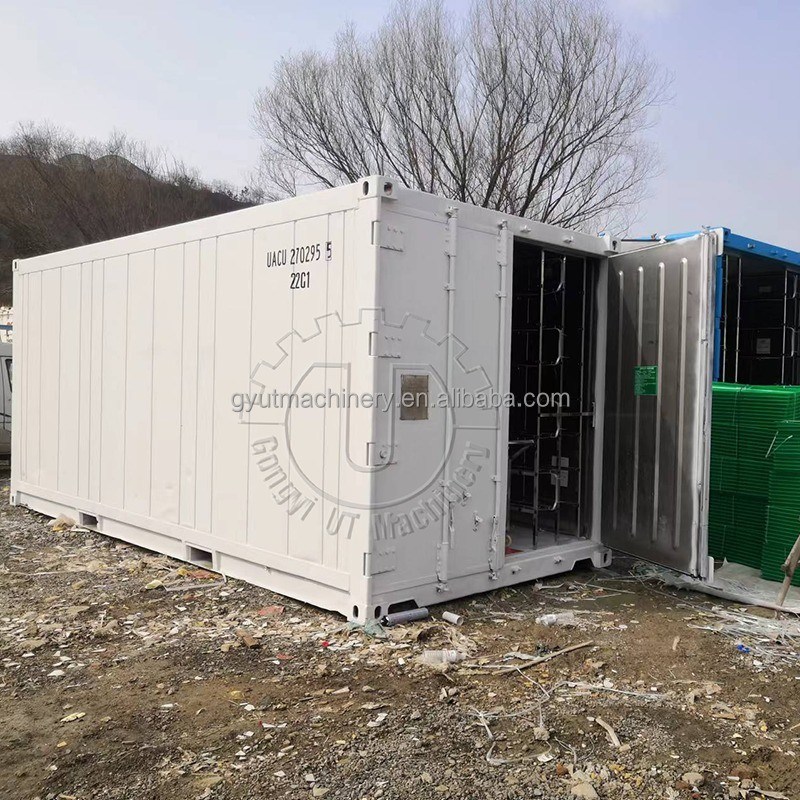 64pcx Sprout Box 상업용 40 HQ 농장 재배를 위한 수식축료 시스템 컨테이너